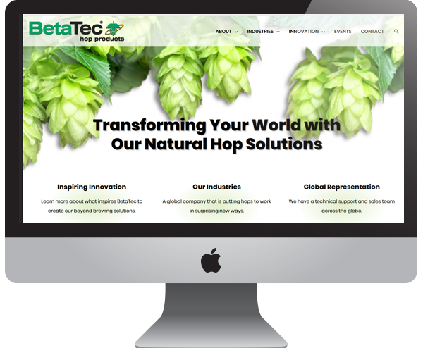 BetaTec Website Design, Ethanol Fuel