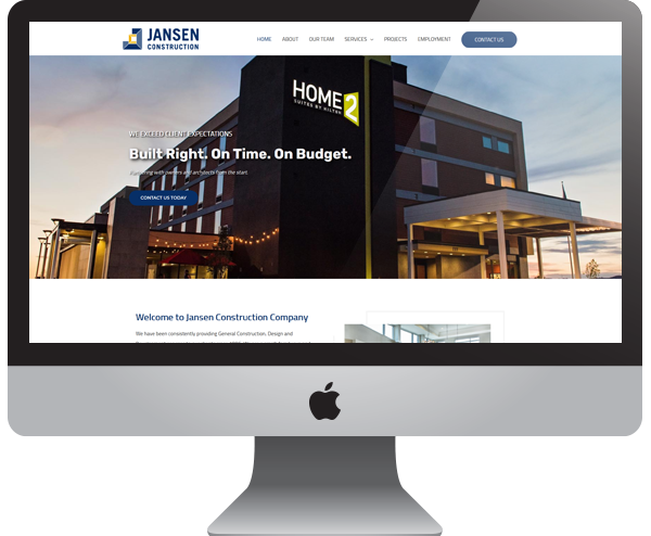 Construction Company Website