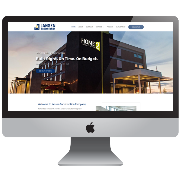 Construction Company Website